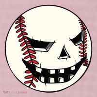 Halloween Jack O Lantern Baseball Player Coach Pitcher 25L Jumbo Tote