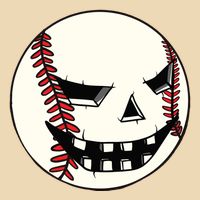 Halloween Jack O Lantern Baseball Player Coach Pitcher Drawstring Bag
