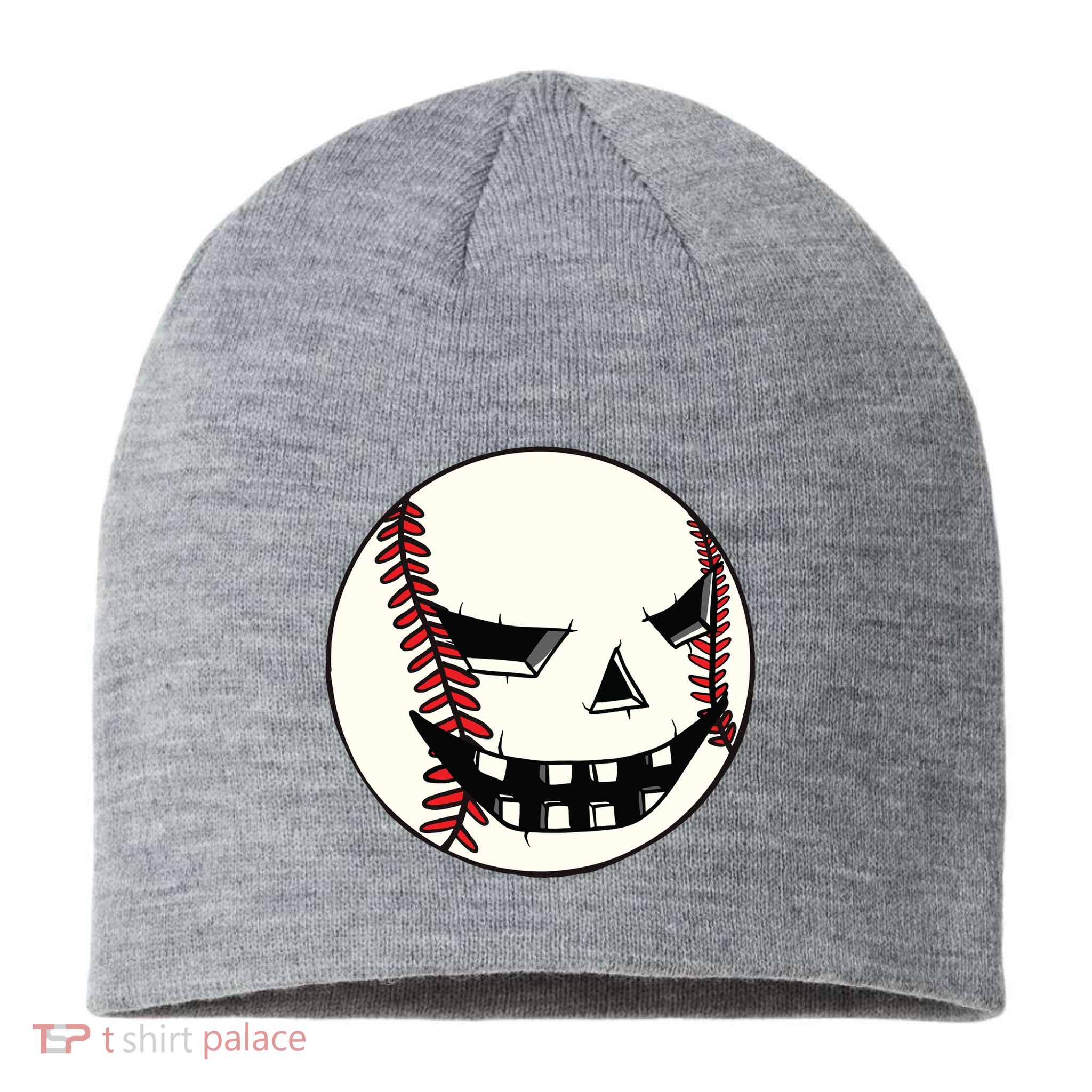 Halloween Jack O Lantern Baseball Player Coach Pitcher Sustainable Beanie