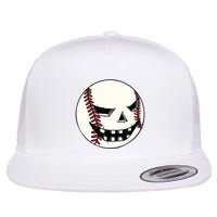 Halloween Jack O Lantern Baseball Player Coach Pitcher Flat Bill Trucker Hat