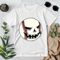 Halloween Jack O Lantern Baseball Player Coach Pitcher Premium T-Shirt