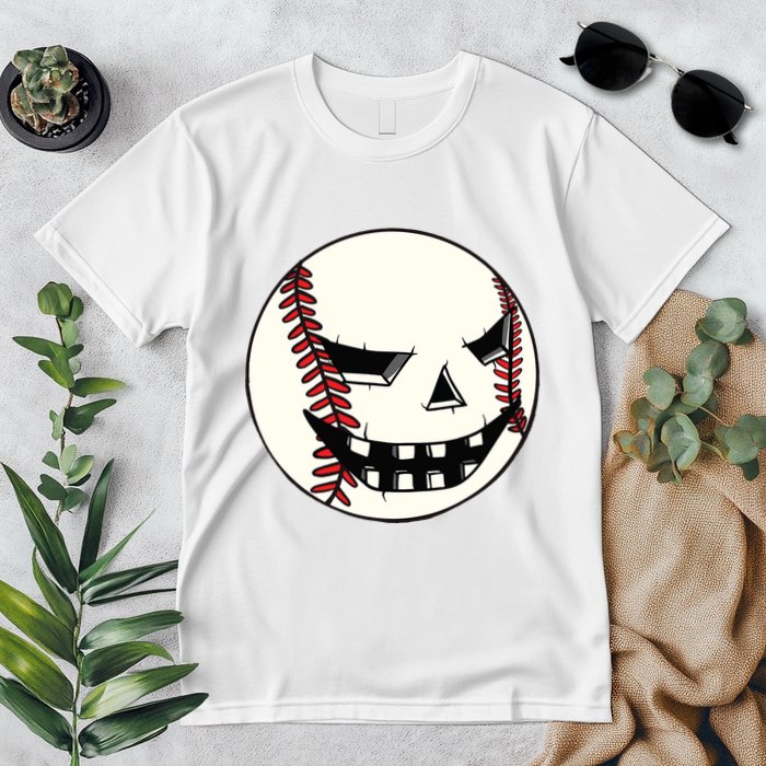 Halloween Jack O Lantern Baseball Player Coach Pitcher Premium T-Shirt