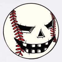 Halloween Jack O Lantern Baseball Player Coach Pitcher Premium T-Shirt