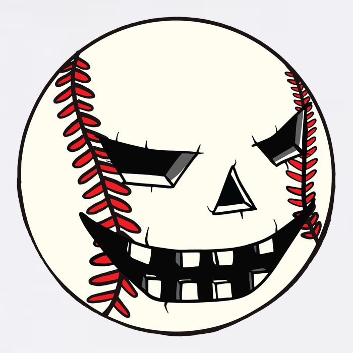 Halloween Jack O Lantern Baseball Player Coach Pitcher Premium T-Shirt