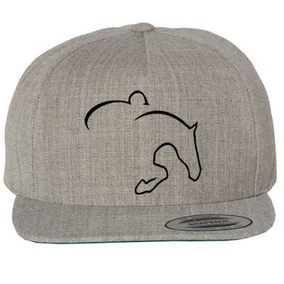 Hunter Jumper Premium Wool Snapback Cap