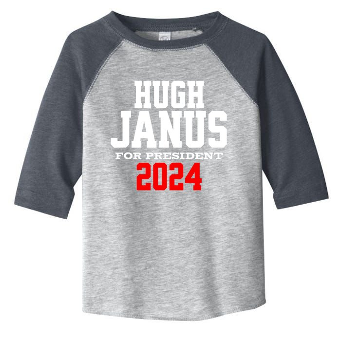 Hugh Janus Presidential Election 2024 Funny Innuendo Toddler Fine Jersey T-Shirt