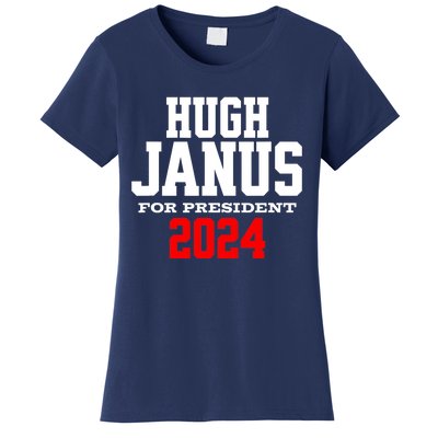 Hugh Janus Presidential Election 2024 Funny Innuendo Women's T-Shirt