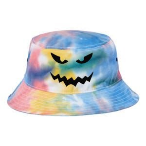 Halloween Jackolantern Pumpkin Face Spooky Tie Dye Newport Bucket Hat