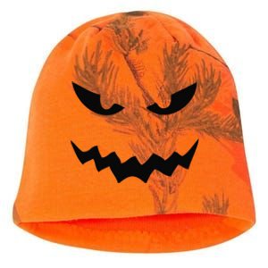 Halloween Jackolantern Pumpkin Face Spooky Kati - Camo Knit Beanie