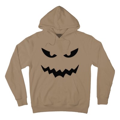 Halloween Jackolantern Pumpkin Face Spooky Hoodie