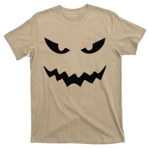 Halloween Jackolantern Pumpkin Face Spooky T-Shirt