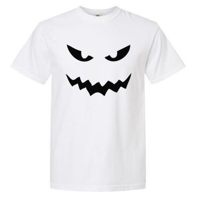 Halloween Jackolantern Pumpkin Face Spooky Garment-Dyed Heavyweight T-Shirt