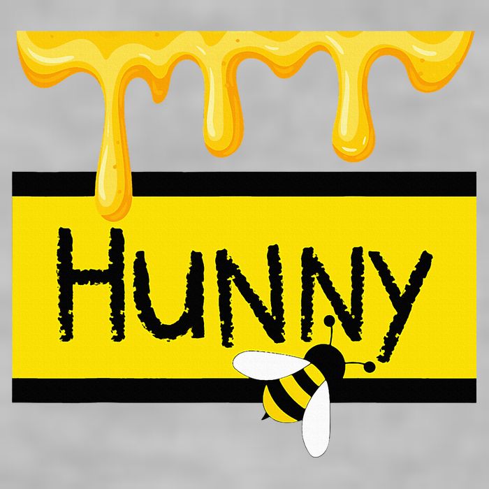 Hunny Jar Simulating With Dripping Honey And A Bee Ladies PosiCharge Tri-Blend Wicking Tank