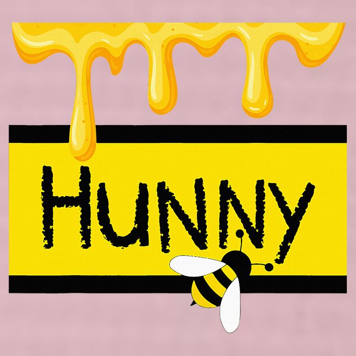 Hunny Jar Simulating With Dripping Honey And A Bee 25L Jumbo Tote