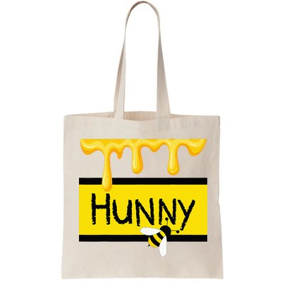 Hunny Jar Simulating With Dripping Honey And A Bee Bag