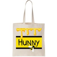 Hunny Jar Simulating With Dripping Honey And A Bee Bag