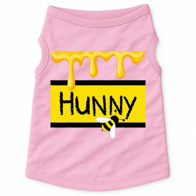 Hunny Jar Simulating With Dripping Honey And A Bee Doggie Tank