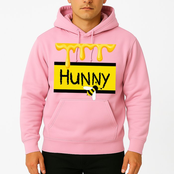 Hunny Jar Simulating With Dripping Honey And A Bee Hoodie