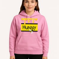 Hunny Jar Simulating With Dripping Honey And A Bee Hoodie