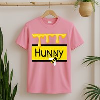 Hunny Jar Simulating With Dripping Honey And A Bee T-Shirt