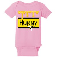 Hunny Jar Simulating With Dripping Honey And A Bee Baby Bodysuit