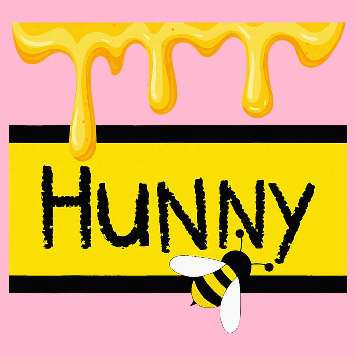 Hunny Jar Simulating With Dripping Honey And A Bee Baby Bodysuit