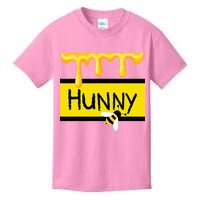 Hunny Jar Simulating With Dripping Honey And A Bee Kids T-Shirt