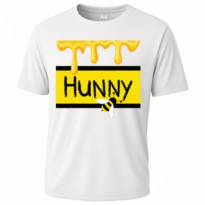 Hunny Jar Simulating With Dripping Honey And A Bee Performance Shirt