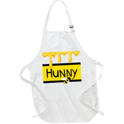 Hunny Jar Simulating With Dripping Honey And A Bee Apron