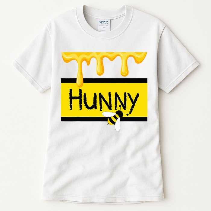 Hunny Jar Simulating With Dripping Honey And A Bee Tall T-Shirt