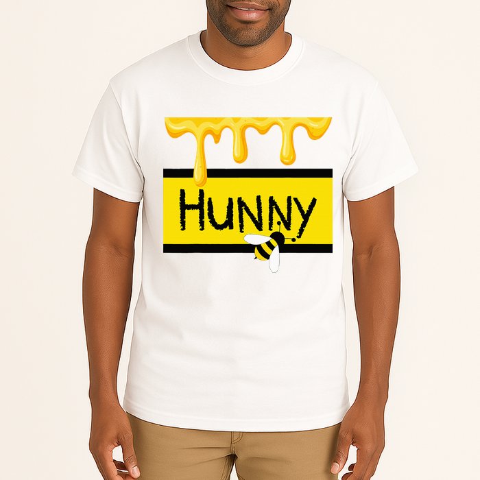 Hunny Jar Simulating With Dripping Honey And A Bee Tall T-Shirt