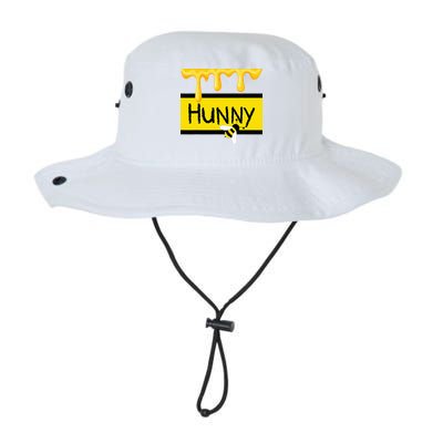 Hunny Jar Simulating With Dripping Honey And A Bee Bucket Hat