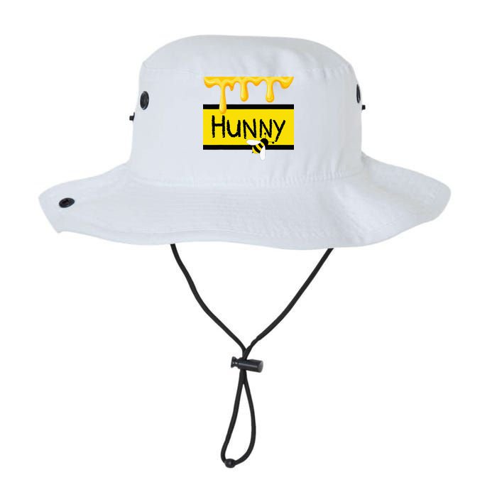 Hunny Jar Simulating With Dripping Honey And A Bee Bucket Hat