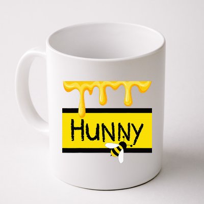 Hunny Jar Simulating With Dripping Honey And A Bee Mug
