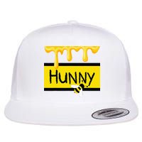 Hunny Jar Simulating With Dripping Honey And A Bee Flatbill Hat