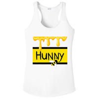 Hunny Jar Simulating With Dripping Honey And A Bee Ladies PosiCharge Competitor Racerback Tank