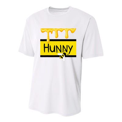Hunny Jar Simulating With Dripping Honey And A Bee Youth Performance Sprint T-Shirt