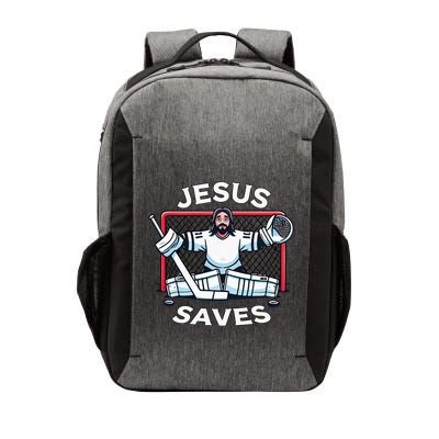 Hockey Jesus Saves Goalie Sports Humor Vector Backpack