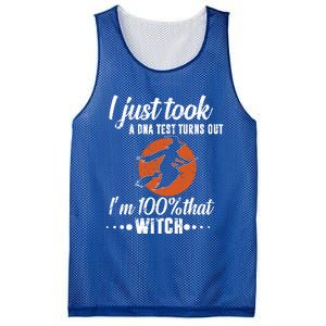 Halloween Just Took A Dna Test Turns Out Im 100% That Witch Great Gift Mesh Reversible Basketball Jersey Tank