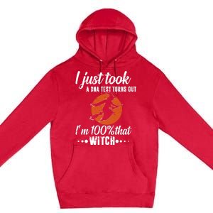 Halloween Just Took A Dna Test Turns Out Im 100% That Witch Great Gift Premium Pullover Hoodie