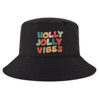 Holly Jolly Vibes Christmas Lights Cool Comfort Performance Bucket Hat