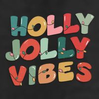 Holly Jolly Vibes Christmas Lights Cool Comfort Performance Bucket Hat