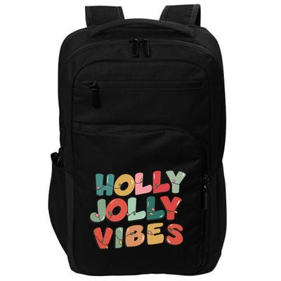 Holly Jolly Vibes Christmas Lights Impact Tech Backpack