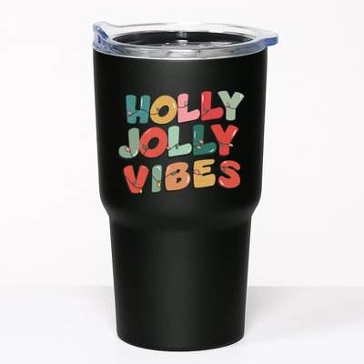 Holly Jolly Vibes Christmas Lights Tumbler