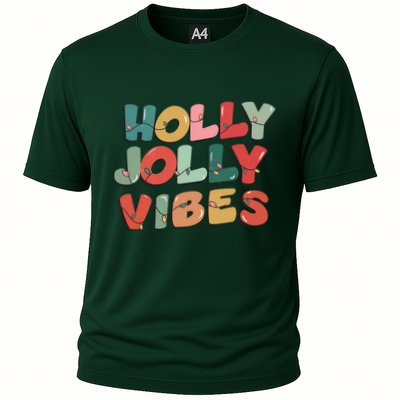 Holly Jolly Vibes Christmas Lights Performance Shirt