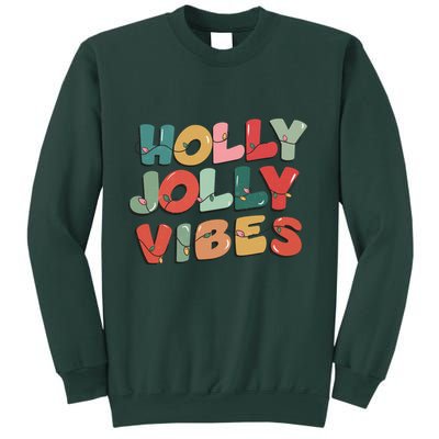 Holly Jolly Vibes Christmas Lights Sweatshirt