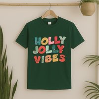 Holly Jolly Vibes Christmas Lights T-Shirt