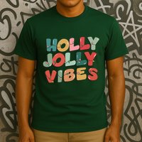 Holly Jolly Vibes Christmas Lights T-Shirt