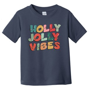 Holly Jolly Vibes Christmas Lights Toddler T-Shirt