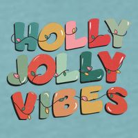 Holly Jolly Vibes Christmas Lights Sueded Cloud Jersey T-Shirt